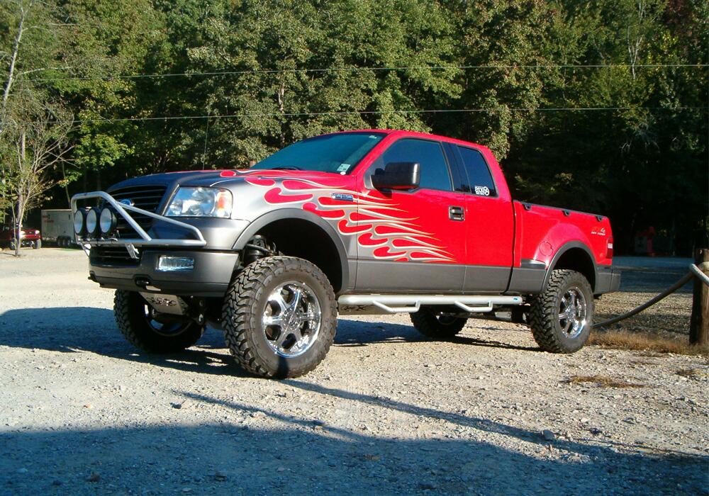 6 Inch Lift Kit 2004-2008 Ford F-150 4WD with Bilstein Rear Shocks Superlift-4