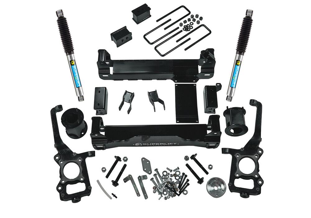 6 Inch Lift Kit 2009-2014 Ford F-150 4WD with Shocks Superlift-7
