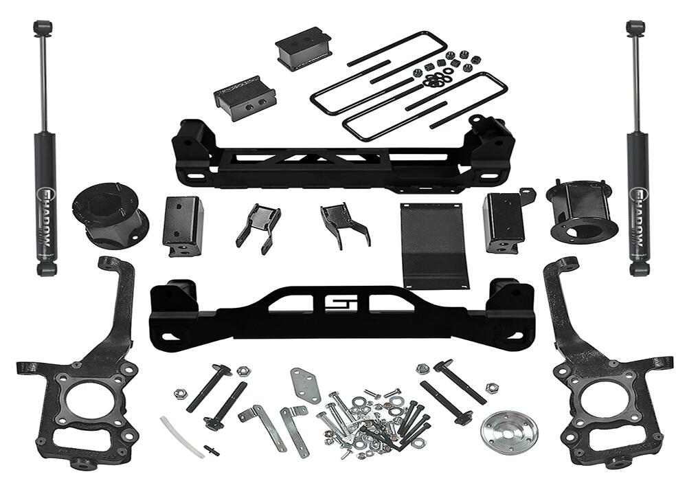 6 Inch Lift Kit 2009-2014 Ford F-150 4WD with Shocks Superlift-13