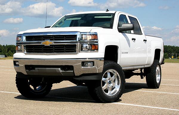 6.5 Inch Lift Kit 2007-2016 Chevy Silverado and GMC Sierra 2WD with Cast Steel Control Arms with Shocks Superlift