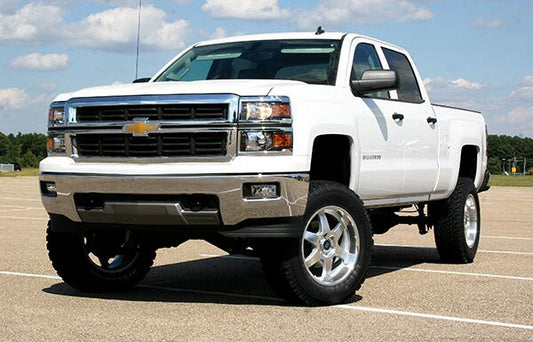 6.5 Inch Lift Kit 2007-2016 Chevy Silverado and GMC Sierra 2WD with Cast Steel Control Arms with Shocks Superlift