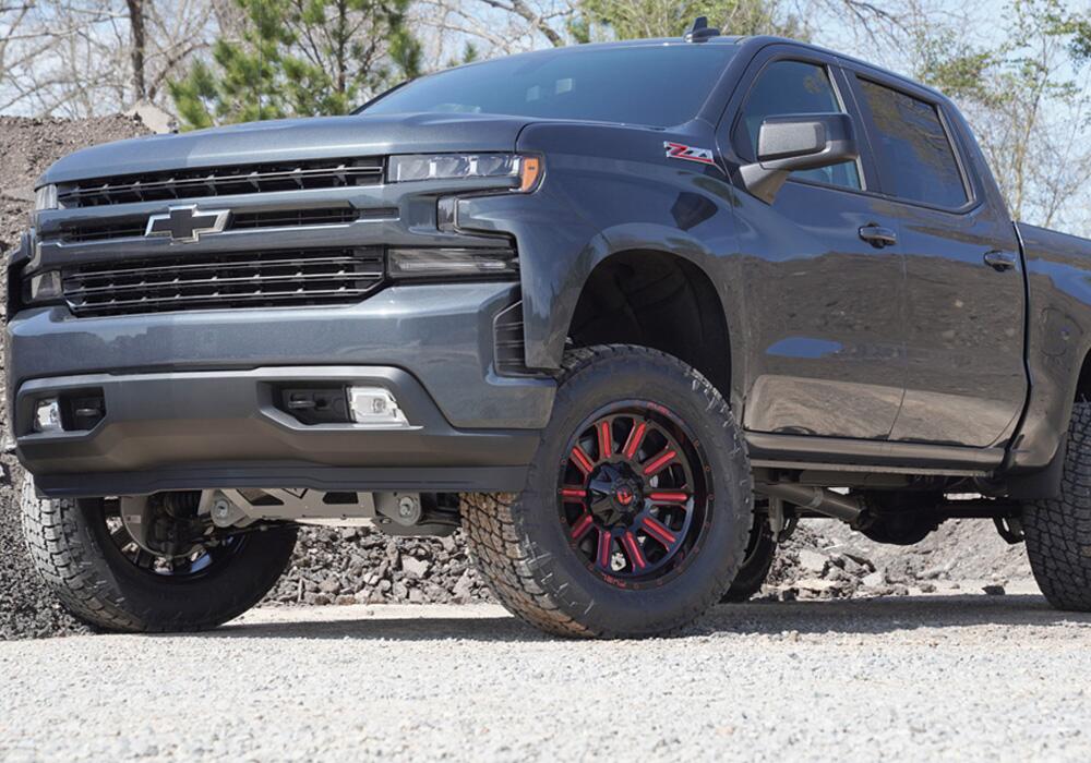 6 Inch Lift Kit 2019 (New Body Style)-2024 Chevy Silverado/GMC Sierra 1500 4WD with Aluminum or Stamped Steel Control Arms with Shocks (excludes Trailboss or AT4) Superlift-8