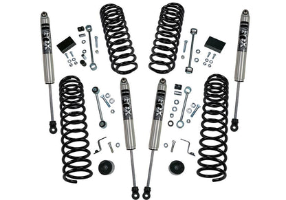 2.5 Inch Dual Rate Coil Lift Kit 2018-2025 Jeep Wrangler JL Unlimited Including Rubicon with Shocks Superlift-11