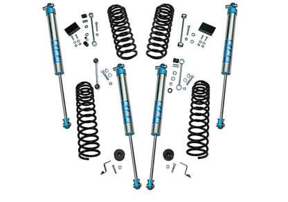 2.5 Inch Dual Rate Coil Lift Kit 2018-2025 Jeep Wrangler JL Unlimited Including Rubicon with Shocks Superlift-7