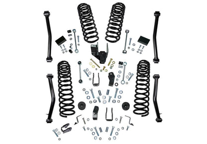 4 Inch Dual Rate Coil Lift Kit 2018-2025 Jeep Wrangler JL Unlimited Including Rubicon with Shocks Superlift-6