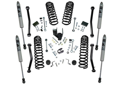 4 Inch Dual Rate Coil Lift Kit 2018-2025 Jeep Wrangler JL Unlimited Including Rubicon with Shocks Superlift-4