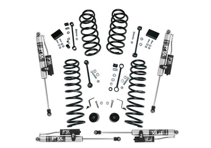 2.5 Inch Dual Rate Coil Lift Kit 2018-2025 Jeep Wrangler JL 2-Door 4WD with Fox 2.0 Reservoir Shocks Will not fit Mojave Edition Superlift