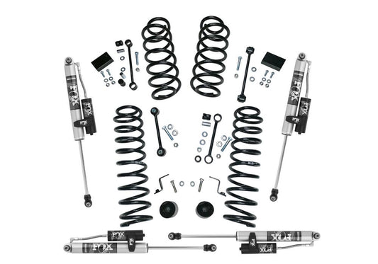 2.5 Inch Dual Rate Coil Lift Kit 2018-2025 Jeep Wrangler JL 2-Door 4WD with Fox 2.0 Reservoir Shocks Will not fit Mojave Edition Superlift