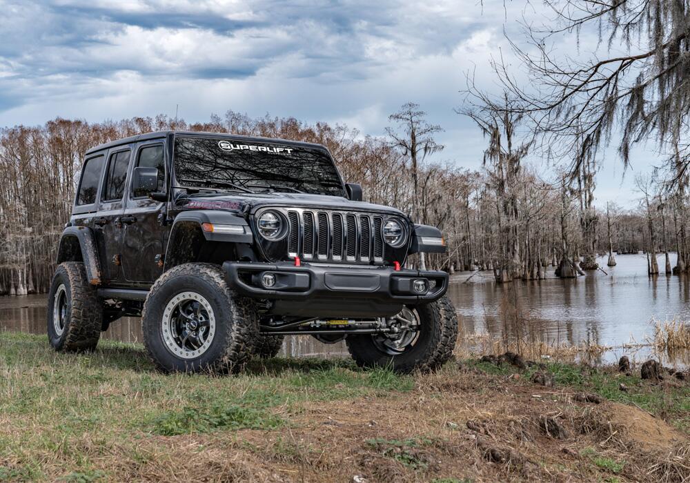 2.5 Inch Dual Rate Coil Lift Kit 2018-2025 Jeep Wrangler JL 2-Door 4WD with Fox 2.0 Reservoir Shocks Will not fit Mojave Edition Superlift-1