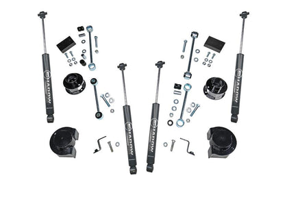 2.5 Inch inch Lift Kit 2018-2025 Jeep JL Wrangler Unlimited including Rubicon Spacer Kit w/ Shadow Series Shocks Superlift
