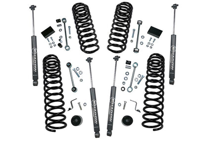 2.5 Inch Dual Rate Coil Lift Kit 2018-2025 Jeep Wrangler JL Unlimited Including Rubicon with Shocks Superlift-2