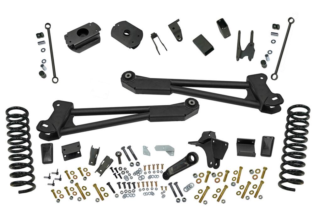 3.5 Inch Lift Kit 2019-2024 Ram 2500 4WD Diesel Engine with Replacement Radius Arms Shock Extensions (non Power Wagon models) Superlift-5
