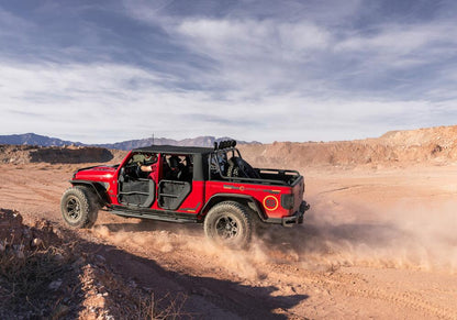 4 Inch Dual Rate Coil Lift Kit 2020-2025 Jeep Gladiator 4WD with Fox 2.0 Reservoir Shocks Will not fit Mojave Edition Superlift
