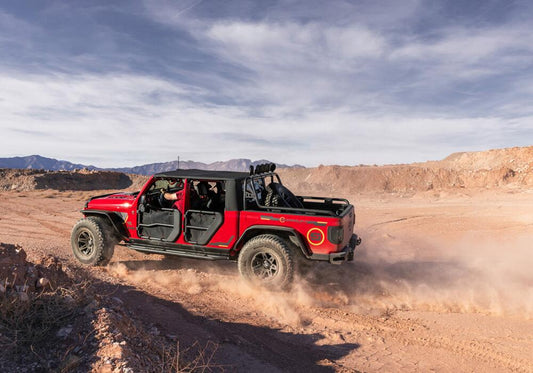 4 Inch Dual Rate Coil Lift Kit 2020-2025 Jeep Gladiator 4WD with Fox 2.0 Reservoir Shocks Will not fit Mojave Edition Superlift