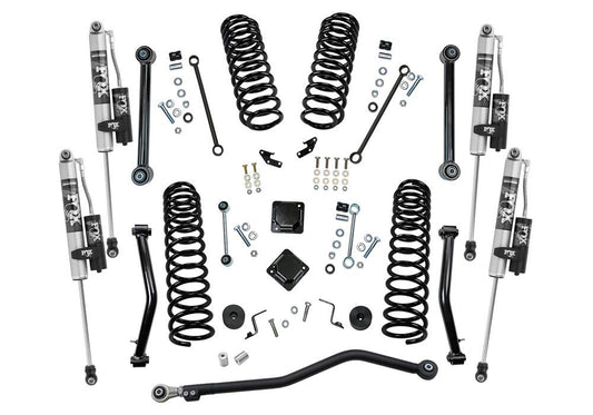 4 Inch Dual Rate Coil Lift Kit 2020-2025 Jeep Gladiator 4WD with Fox 2.0 Reservoir Shocks Will not fit Mojave Edition Superlift-1