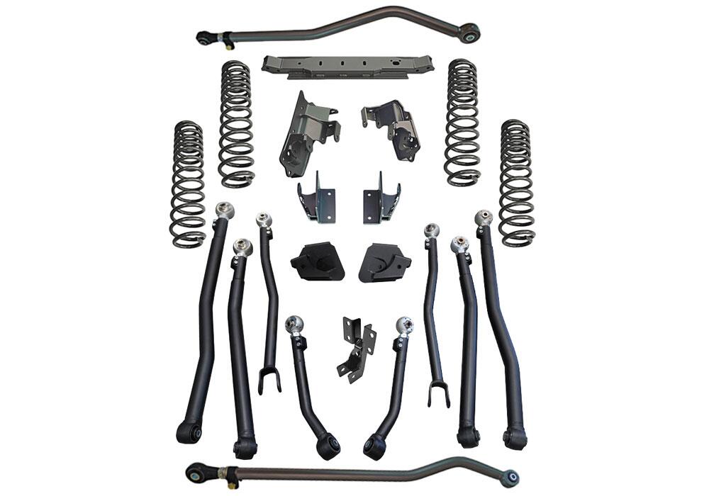 4 Inch Rock Runner Series Lift Kit 2018-2023 Jeep Wrangler JL Unlimited with Shocks Does Not fit 2-Door Models, Diesel Models or 392 Models Superlift-4