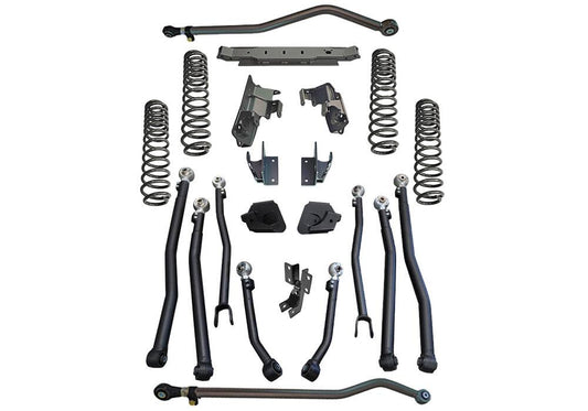 4 Inch Rock Runner Series Lift Kit 2018-2023 Jeep Wrangler JL Unlimited Gas Engine without Shocks Does Not fit 2-Door Models, Diesel Models or 392 Models Superlift