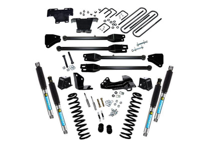 4 Inch Lift Kit 2005-2007 Ford F-250 and F-350 Super Duty 4WD Diesel Engine with a 4-Link Conversion and Shocks Superlift-1