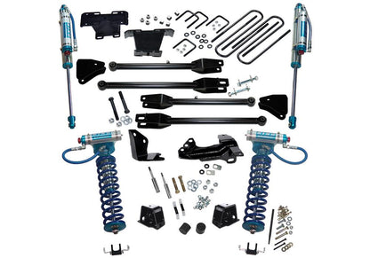 4 Inch Lift Kit 2005-2007 Ford F-250 and F-350 Super Duty 4WD with a 4-Link Conversion and King Coilover and Shocks Superlift-1