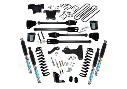 6 Inch Lift Kit 2005-2007 Ford F-250 and F-350 Super Duty 4WD Diesel Engine with a 4-Link Conversion and Shocks Superlift-1