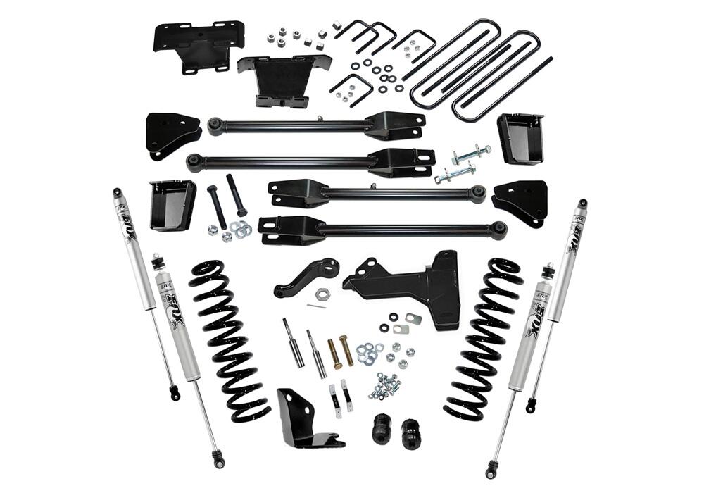 6 Inch Lift Kit 2005-2007 Ford F-250/350 4WD Diesel Engine with 4-Link Conversion with Fox 2.0 Series Shocks Superlift-1