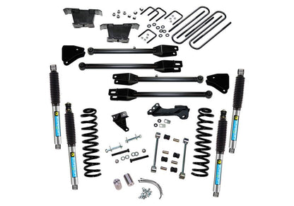 4 Inch Lift Kit 2008-2010 Ford F-250 and F-350 Super Duty 4WD Diesel Engine with a 4-Link Conversion and Shocks Superlift-1