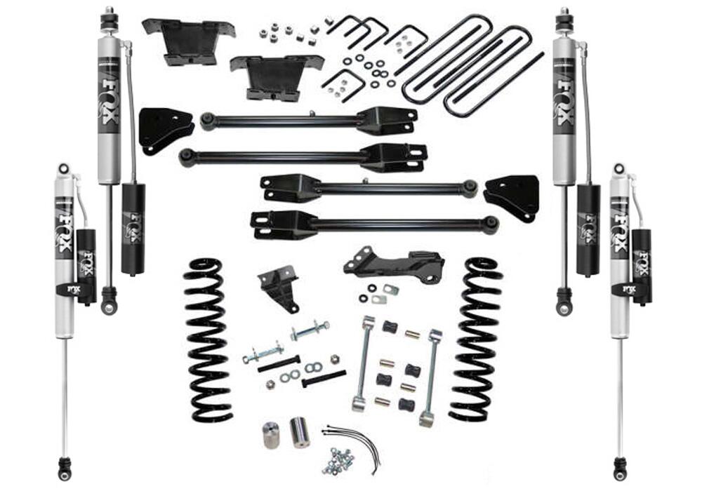4 Inch Lift Kit 2008-2010 Ford F-250/350 4WD Diesel Engine with 4-Link Conversion with Shocks Superlift-3