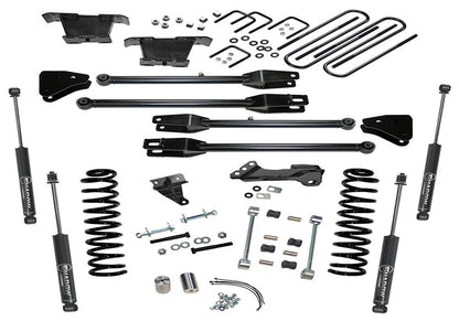 4 Inch Lift Kit 2008-2010 Ford F-250 and F-350 Super Duty 4WD Diesel Engine with a 4-Link Conversion and Shocks Superlift-3