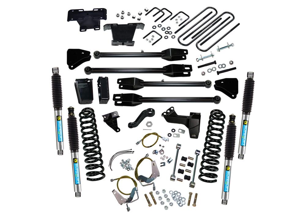 6 Inch Lift Kit 2008-2010 Ford F-250 and F-350 Super Duty 4WD Diesel Engine with a 4-Link Conversion and Shocks Superlift-3