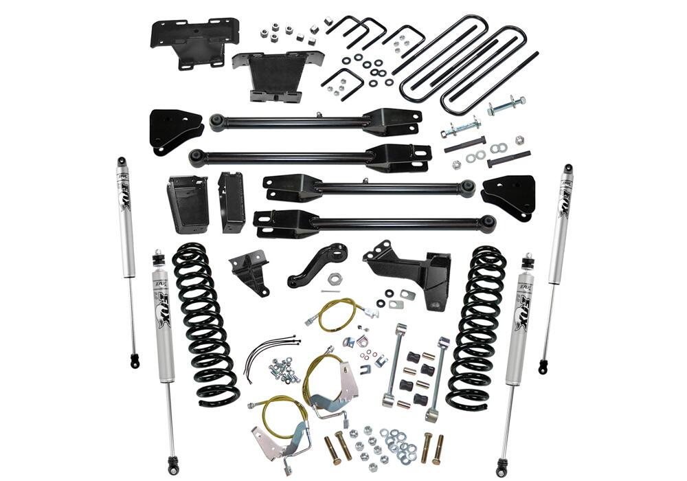 6 Inch Lift Kit 2008-2010 Ford F-250 and F-350 Super Duty 4WD Diesel Engine with a 4-Link Conversion and Shocks Superlift-1