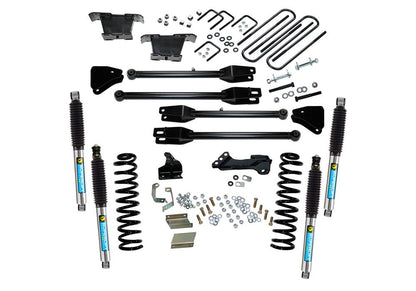 4 Inch Lift Kit 2011-2016 Ford F-250 and F-350 Super Duty 4WD Diesel Engine with a 4-Link Conversion and Shocks Superlift-1