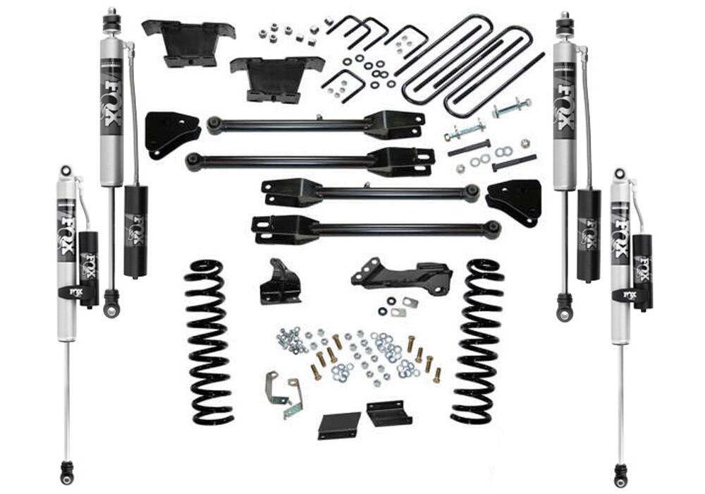 4 Inch Lift Kit 2011-2016 Ford F-250/350 4WD Diesel Engine with 4-Link Conversion with Shocks Superlift-3