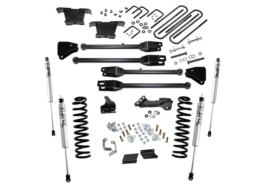 4 Inch Lift Kit 2011-2016 Ford F-250/350 4WD Diesel Engine with 4-Link Conversion with Shocks Superlift-5