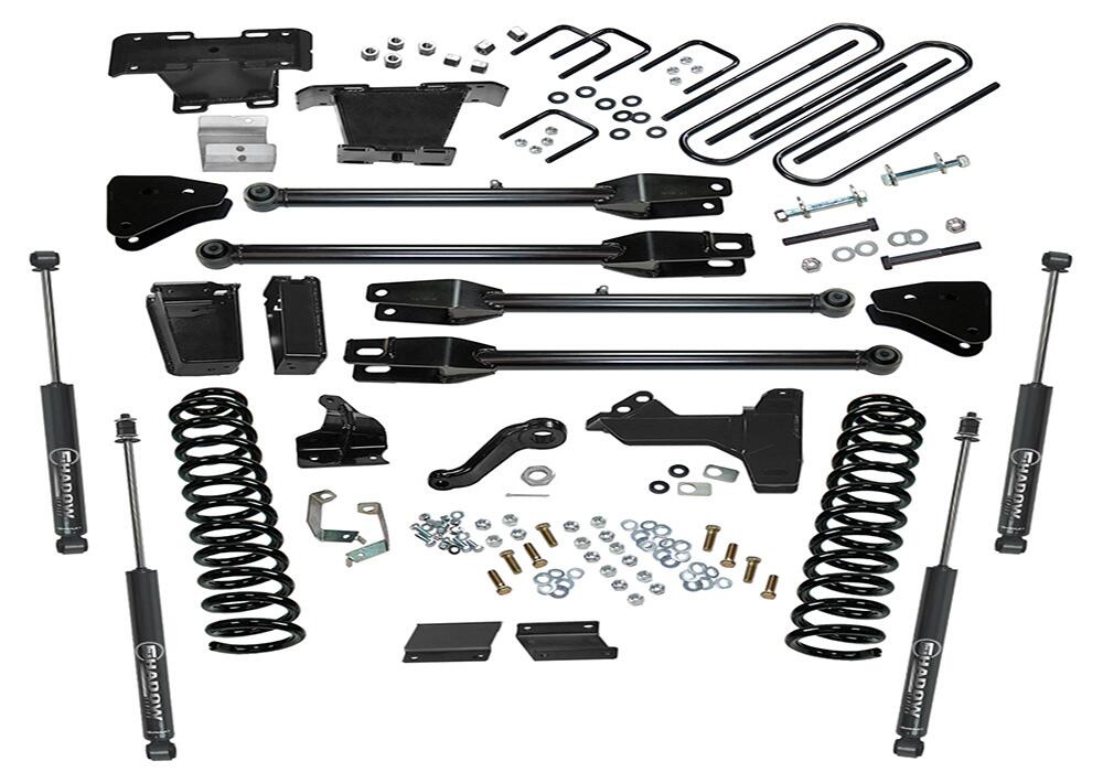 6 Inch Lift Kit 2011-2016 Ford F-250 and F-350 Super Duty 4WD Diesel Engine with a 4-Link Conversion and Shocks Superlift-3