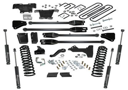 6 Inch Lift Kit 2011-2016 Ford F-250 and F-350 Super Duty 4WD Diesel Engine with a 4-Link Conversion and Shocks Superlift-3