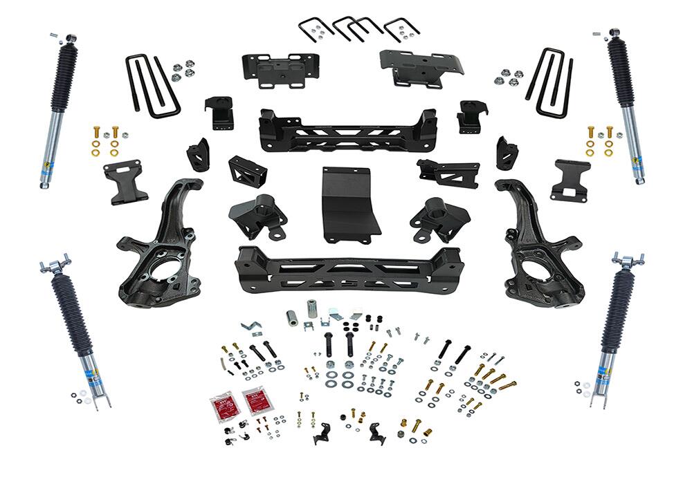 6 Inch Lift Kit 2020-2025 Chevy Silverado and GMC Sierra 2500HD or 3500HD 4WD Knuckle Kit with Shocks Superlift-7