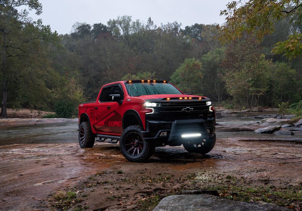4 Inch Lift Kit 2019 (New Body Style)-2024 Chevy Silverado/GMC Sierra 1500 4WD with Aluminum or Stamped Steel Control Arms with Shocks Trailboss or AT4 Superlift-8