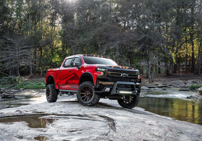 4 Inch Lift Kit 2019 (New Body Style)-2024 Chevy Silverado/GMC Sierra 1500 4WD with Aluminum or Stamped Steel Control Arms with Shocks Trailboss or AT4 Superlift-9