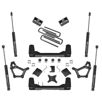 4-5 Inch Lift Kit 1989-1995 Toyota Pickup 4WD Only Short Bed Standard Cab with Shocks Superlift-1