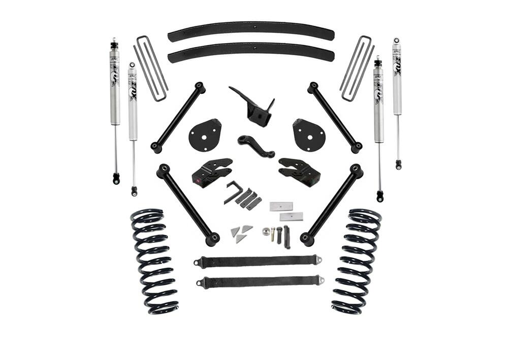 5 Inch Lift Kit 2000-2002 Dodge Ram 2500 or 3500 4WD Diesel and V-10 with Shocks Superlift-2