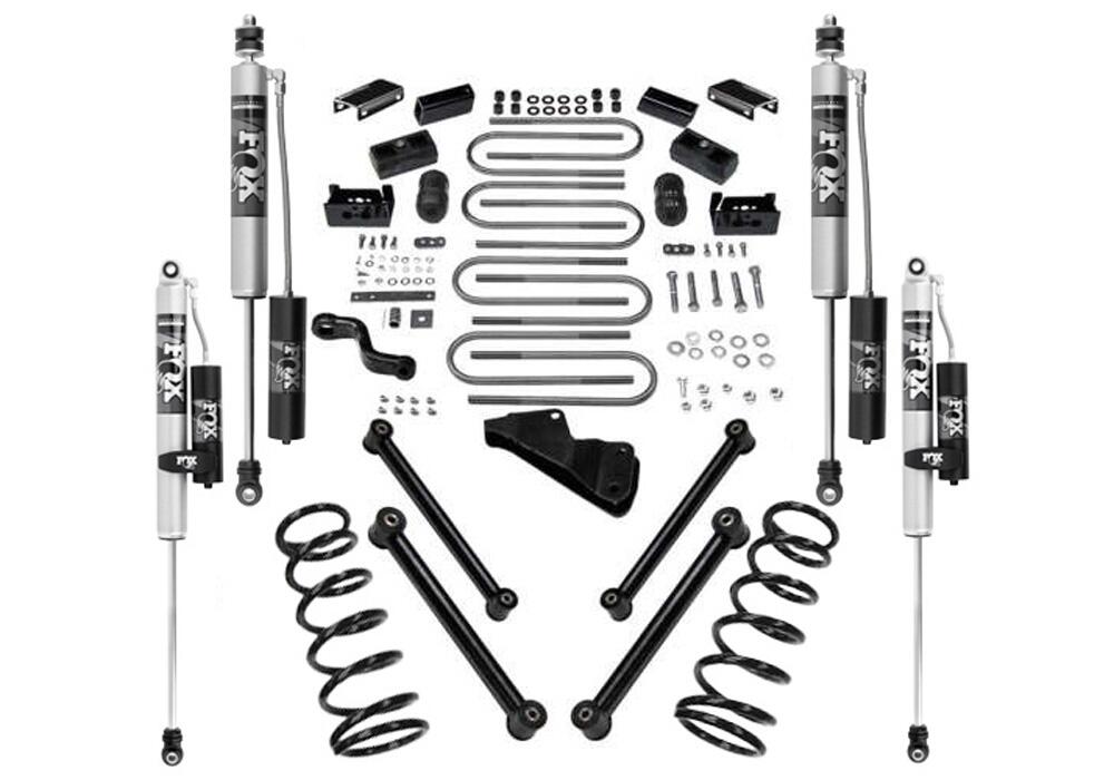 5 Inch Lift Kit 2000-2002 Dodge Ram 2500 or 3500 4WD Diesel and V-10 with Shocks Superlift