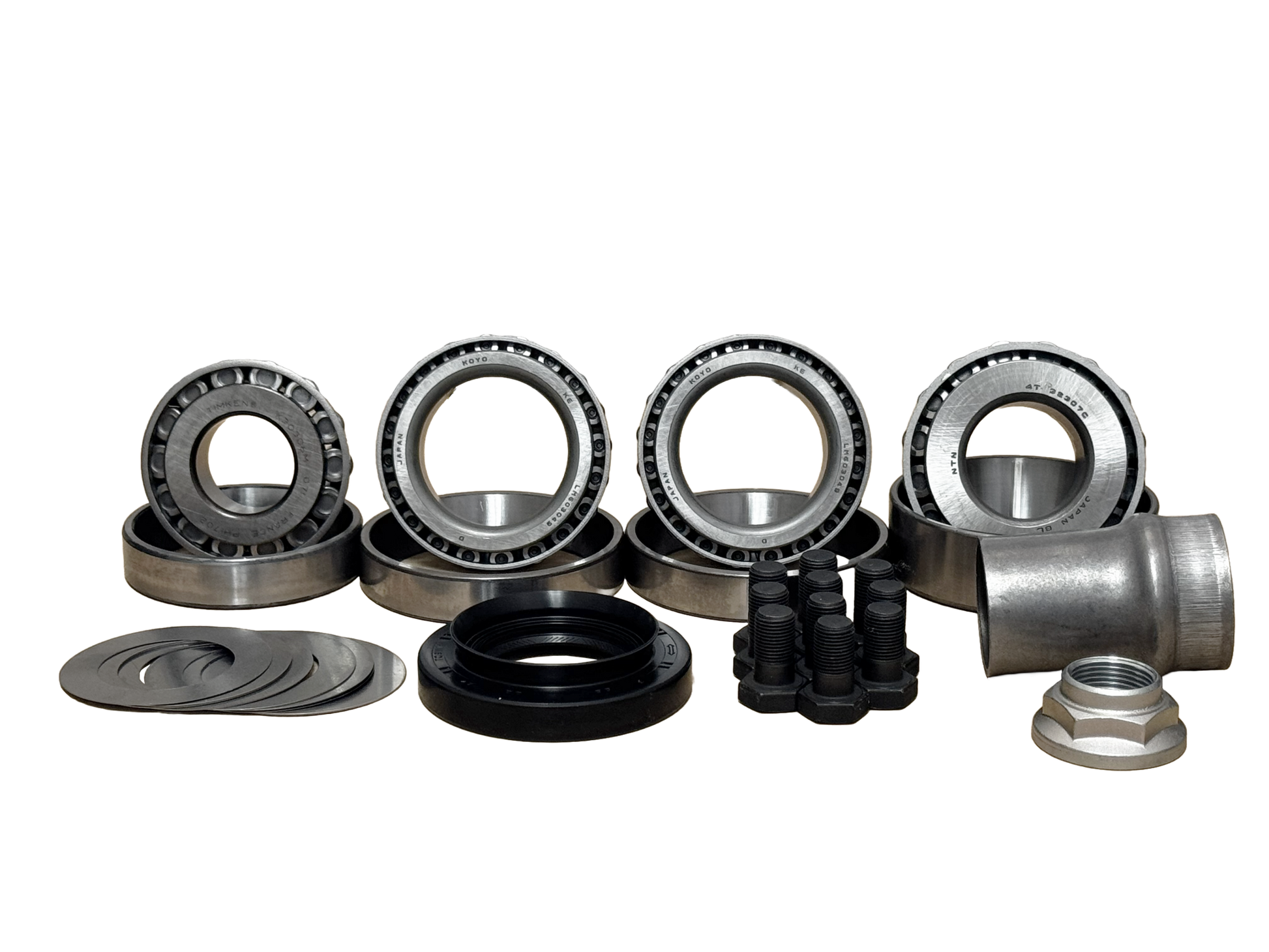 Toyota 8 Inch 4Cyl V6 Front or Rear Ring Pinion Koyo Bearing Master Install Kit Revolution Gear and Axle