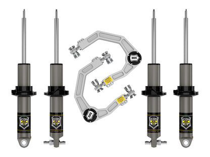 2021-2023 Ford Bronco Hoss 1.0 Pkg 1.375-3 Inch Lift Stage 2 Suspension System Billet ICON Vehicle Dynamics-7