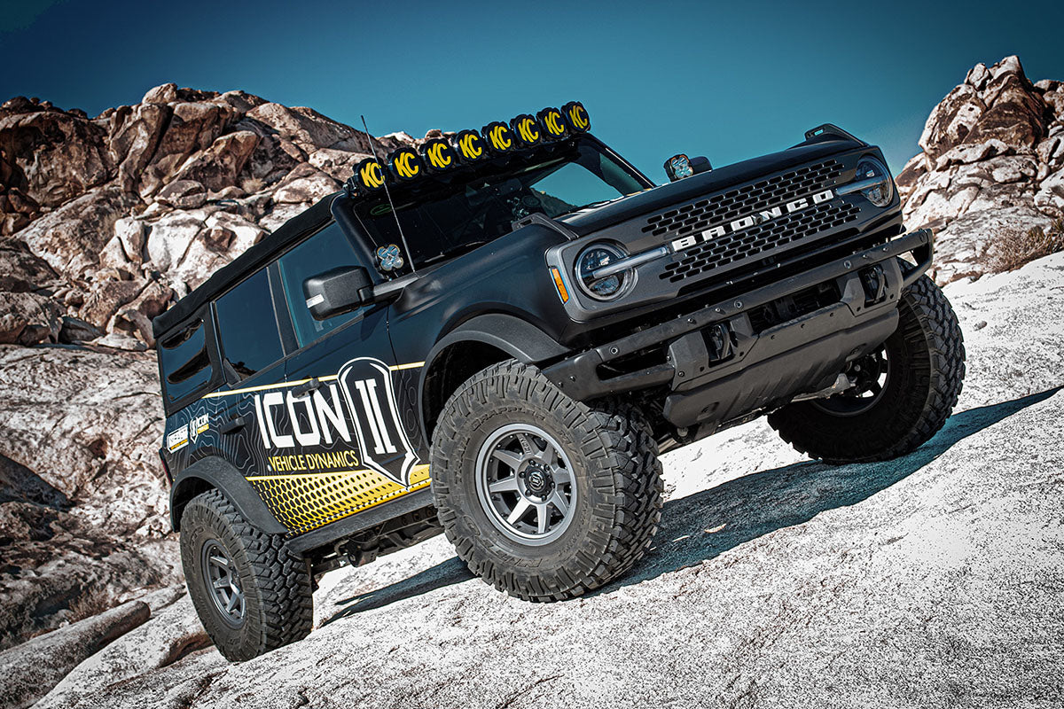 2021-2023 Ford Bronco Non-Sasquatch 3-4 Inch Lift Suspension System Tubular ICON Vehicle Dynamics-3