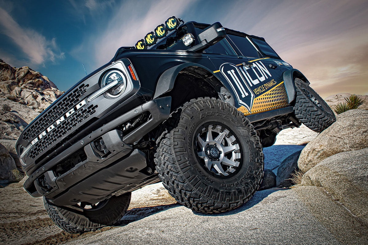 2021-2023 Ford Bronco Sasquatch 2-3 Inch Lift Suspension System Billet Heavy Rate Rear Spring ICON Vehicle Dynamics-63