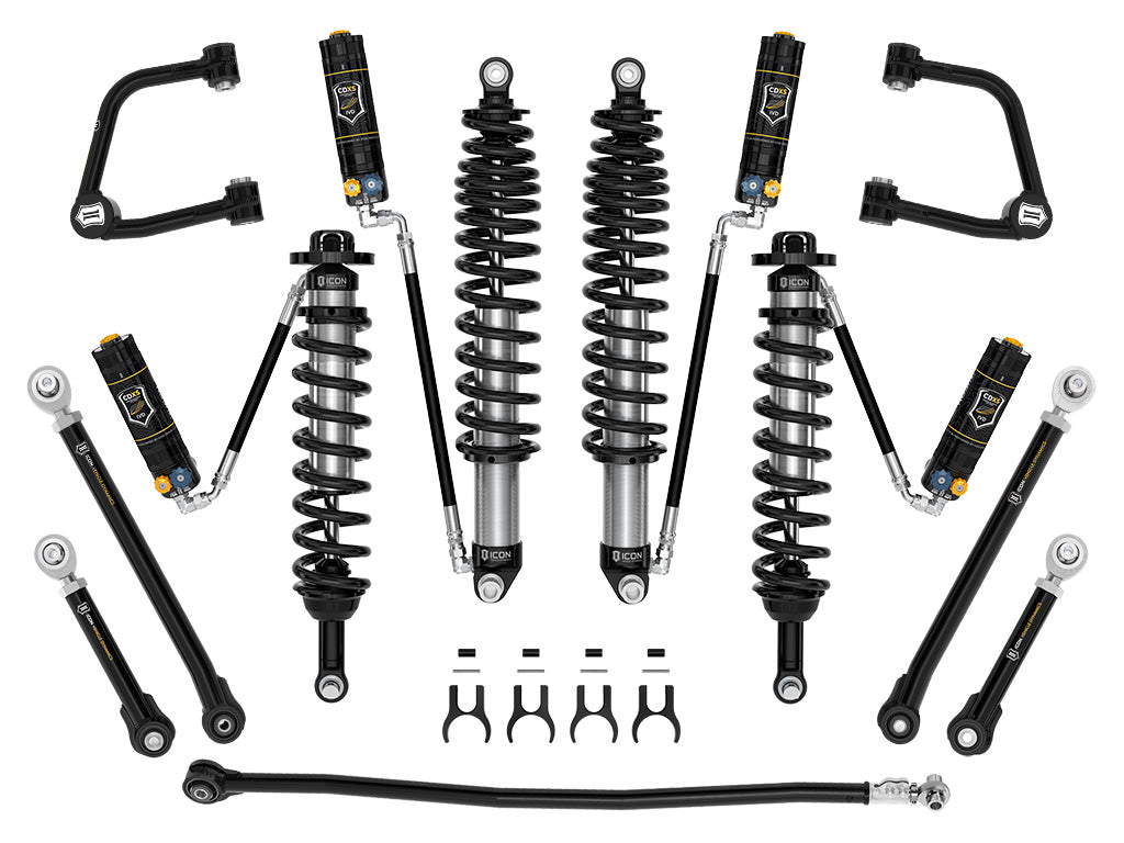 2021-2023 Ford Bronco Sasquatch 2-3 Inch Lift Suspension System Billet Heavy Rate Rear Spring ICON Vehicle Dynamics-52
