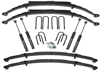 4 Inch Lift Kit (with 52 Inch Rear Springs) 1973-1987 K10/K15 1973-1991 Blazer/Jimmy/Suburban 1/2 Ton Solid Axle 4WD with Shocks Superlift-1