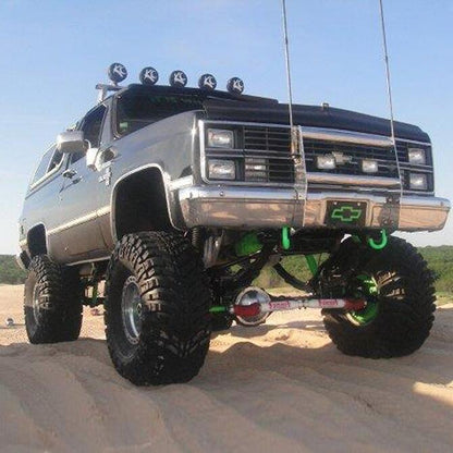 8 Inch Lift Kit 1973-1987 K10/K15 1973-1991 Blazer/Jimmy/Suburban 1/2 Ton Solid Axle 4WD Rear Block Kit with Shocks Superlift-1