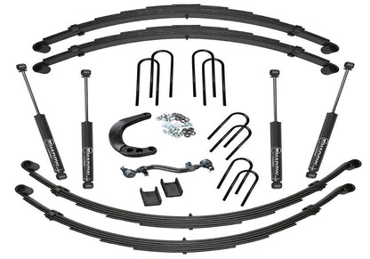 8 Inch Lift Kit (with 52 Inch Rear Springs) 1973-1987 K10/K15 1973-1991 Blazer/Jimmy/Suburban 1/2 Ton Solid Axle 4WD Rear Spring Kit with Shocks Superlift-2