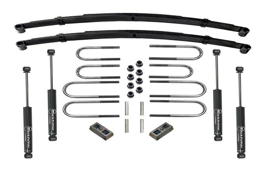 2.5 Inch Lift Kit 1973-1987 Chevy K10 and GMC K15 4WD Rear Block Kit with Shocks Superlift-1